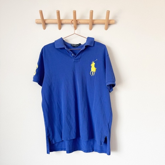 Polo Ralph Lauren Big Pony Bkue Polo - Vintage